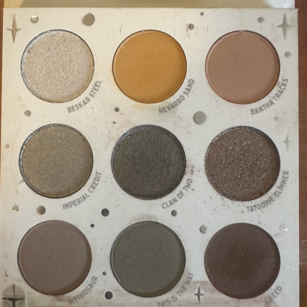 Colourpop The Mandalorian palette
